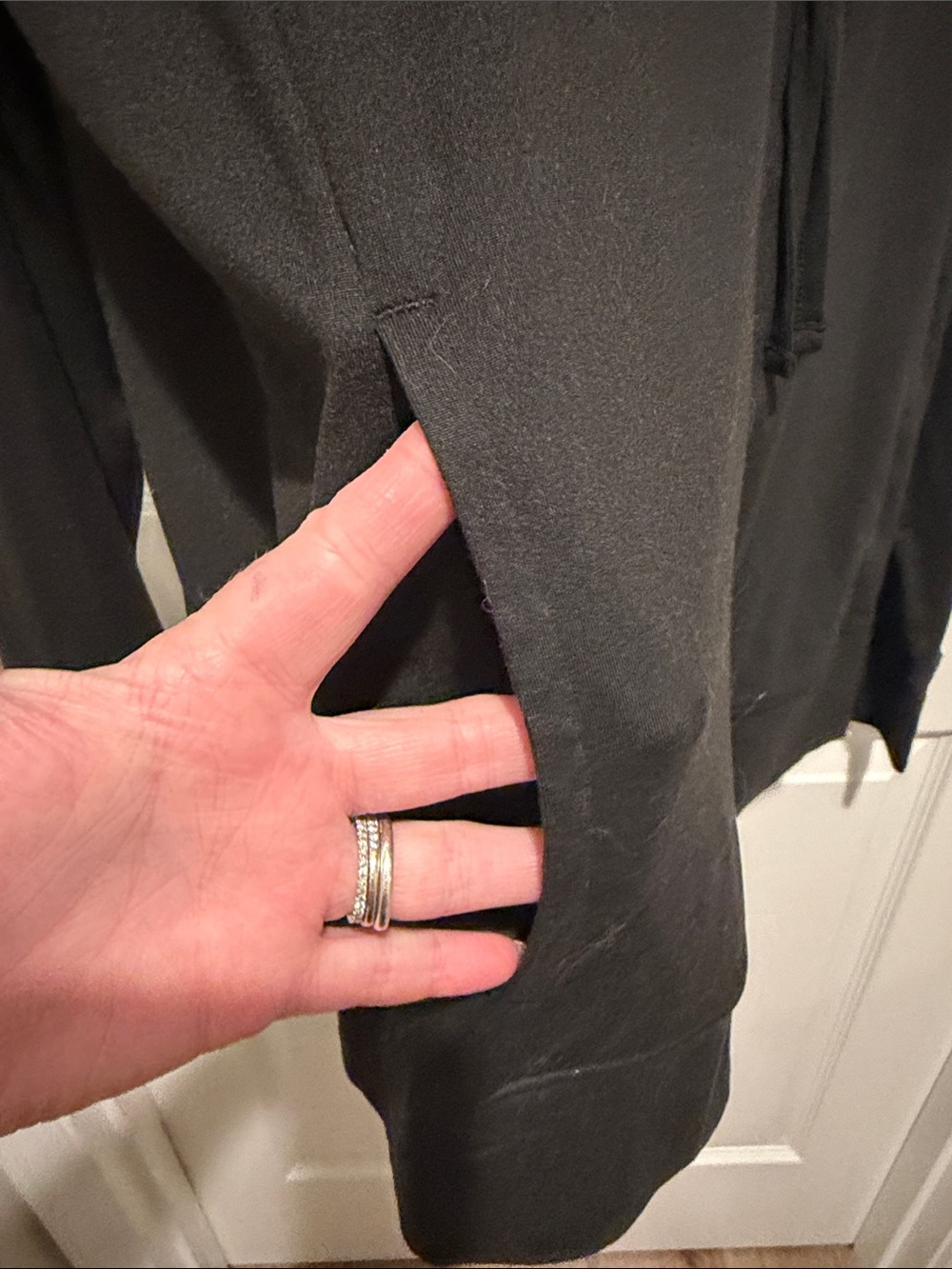 32 Degrees Black Hooded Zip-Up Lightweight Jacket - Picture 3 of 7